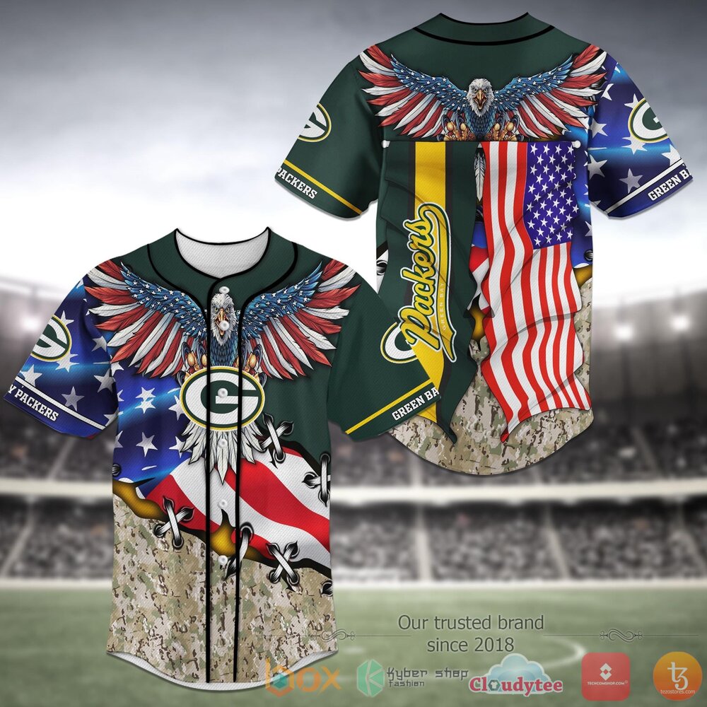 Green Bay Packers Nfl Baseball Jersey Shirt Green Bay Packers Nfl Baseball Jersey Shirt