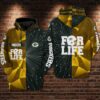 Green Bay Packers Nfl Football For Life 3d Hoodie For Men For Women Green Bay Packers All Over Printed Hoodie. Green Bay Packers 3d Shirt - a10c3f3af8a8