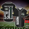 Green Bay Packers Stand For The Flag Kneel For The Cross Baseball Jersey Shirt