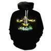 Green Bay Packers Unique Black Pullover And Zippered Hoodies Custom 3D Green Bay Packers Graphic Printed 3D Hoodie All Over Print Hoodie For Men For Women - b861bef5bcec