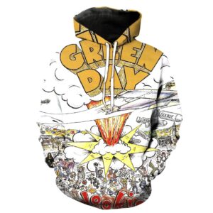 Green Day Band 3D Printed Hoodie/Zipper Hoodie - 645bafba522f
