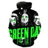 Green Day Band 3D Printed Hoodie/Zipper Hoodie - be4a136eab07