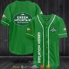 Green Mountain Coffee Baseball Jersey Shirt
