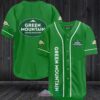 Green Mountain Coffee Roasters Baseball Jersey Shirt