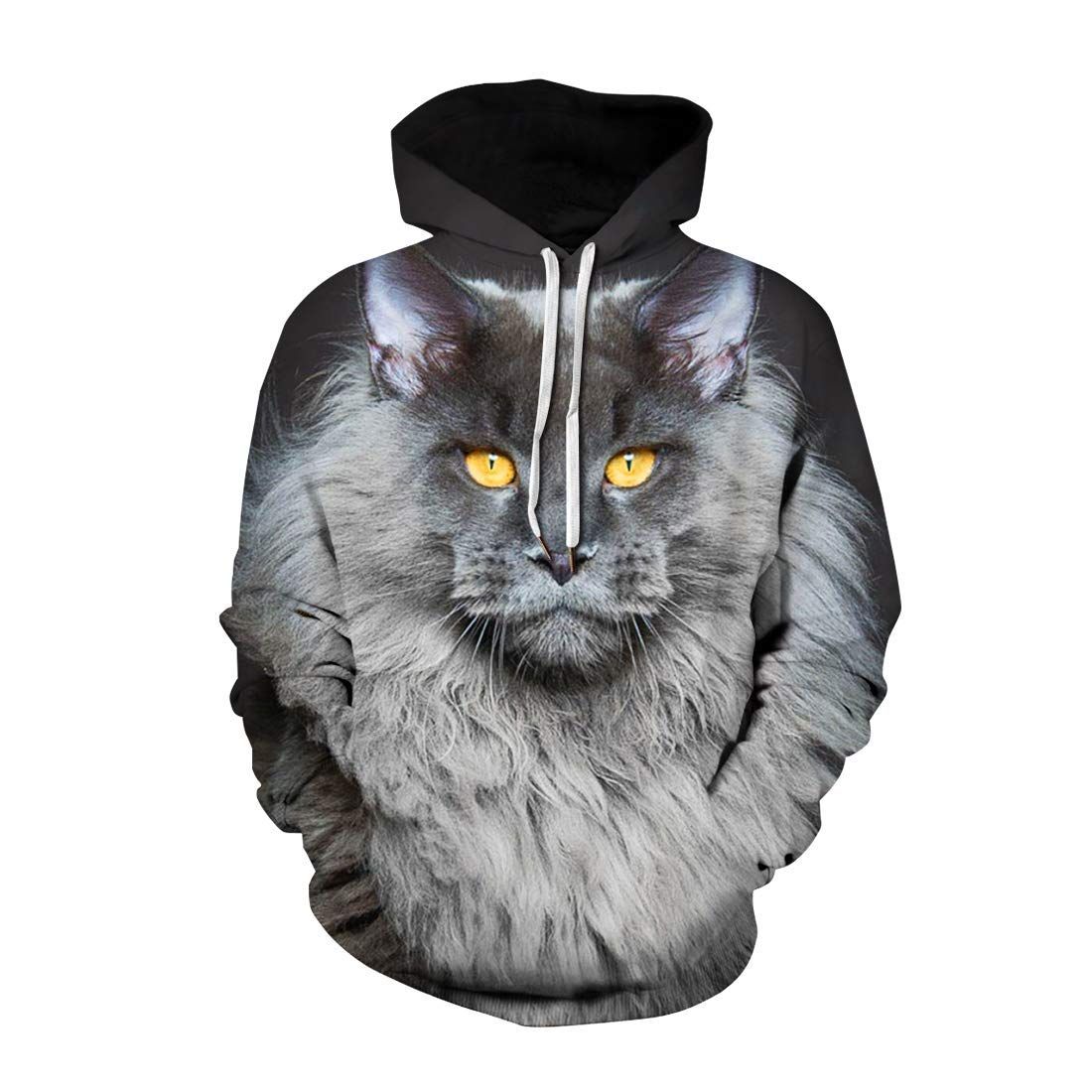 Grey Cat 3D 3D Hoodie For Men Women All Over 3D Printed Hoodies - 493649544cde Grey Cat 3D 3D Hoodie For Men Women All Over 3D Printed Hoodies - 493649544cde