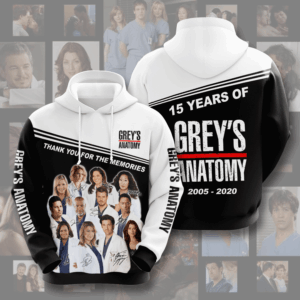 Grey's Anatomy 3D Hoodie - c125bf8cca77