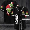Grinch Custom Name Baseball Jersey Shirt