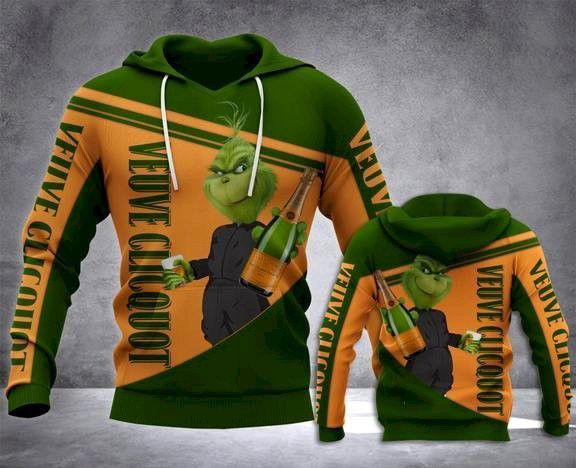 Grinch Veuve Clicquot 3D Hoodie For Men For Women All Over Printed Hoodie - a3c3f9e34d6f Grinch Veuve Clicquot 3D Hoodie For Men For Women All Over Printed Hoodie - a3c3f9e34d6f