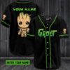 Groot Custom Name Baseball Jersey