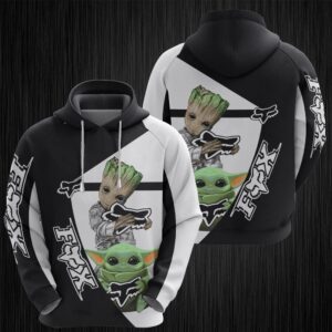 Groot Fox Baby Yoda 3D Hoodie For Men For Women All Over Printed Hoodie - 4408cf1f38d1
