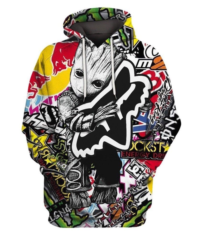Groot Fox Racing Pullover And Zippered Hoodies Custom 3D Graphic Printed 3D Hoodie All Over Print Hoodie For Men For Women - 7a415ed0ab8c Groot Fox Racing Pullover And Zippered Hoodies Custom 3D Graphic Printed 3D Hoodie All Over Print Hoodie For Men For Women - 7a415ed0ab8c