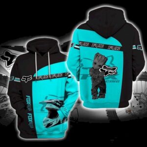 Groot Hug Racing Fox Pullover And Zippered Hoodies Custom 3D Graphic Printed 3D Hoodie All Over Print Hoodie For Men For Women - a1df2d5a624e