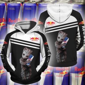 Groot Loves Red Bull Pullover And Zip Pered Hoodies Custom 3D Graphic Printed 3D Hoodie All Over Print Hoodie For Men For Women - 3539d23cea13