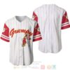 Grumpy Dwarf Snow White All Over Print Pinstripe White Baseball Jersey