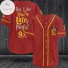 Gryffindor Run Like You’Re Late For The Hogwarts Express Platform 9 3/4 Baseball Jersey Shirt