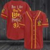 Gryffindor Run Like You’Re Late Platform Baseball Jersey Shirt