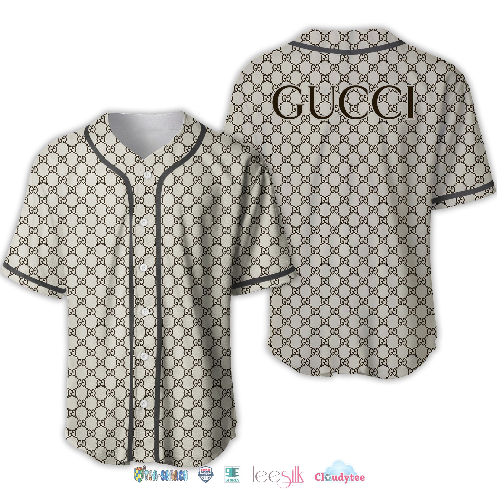 Gucci 3D Baseball Jersey Shirt Gucci 3D Baseball Jersey Shirt