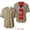 Gucci Bee Roses Hive Pattern Baseball Jersey