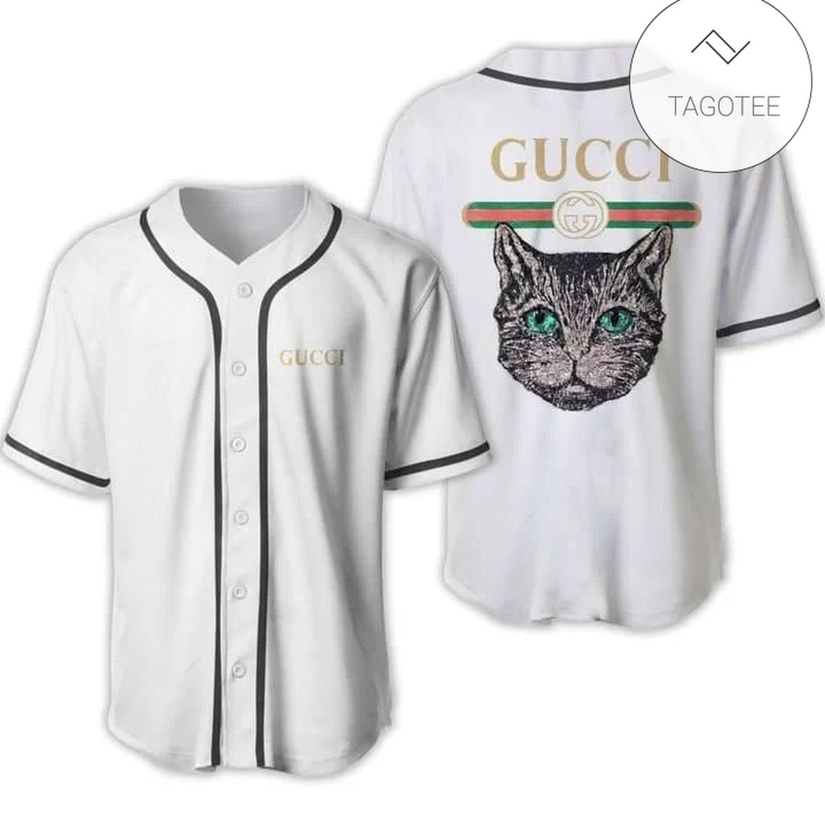 Gucci Cat Baseball Jersey Shirt Gucci Cat Baseball Jersey Shirt