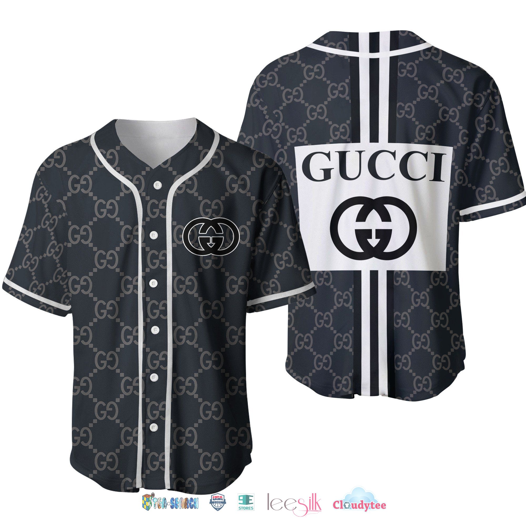 Gucci Luxury 3D Baseball Jersey Shirt Gucci Luxury 3D Baseball Jersey Shirt