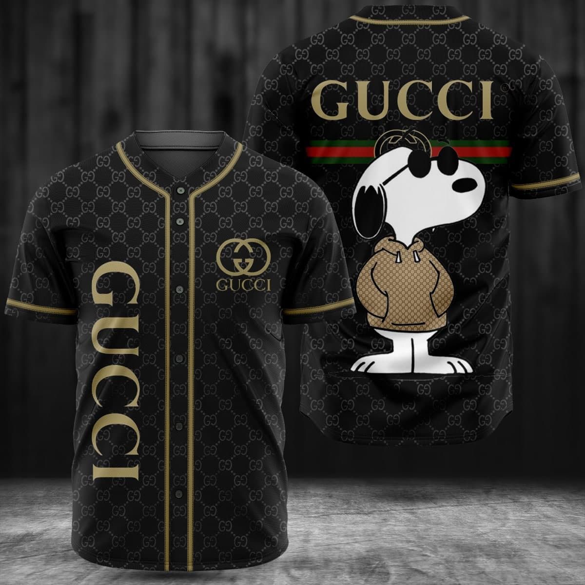 Gucci Snoopy Baseball Jersey Gucci Snoopy Baseball Jersey
