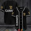 Guinness Beer Ets 1759 Black Baseball Jersey