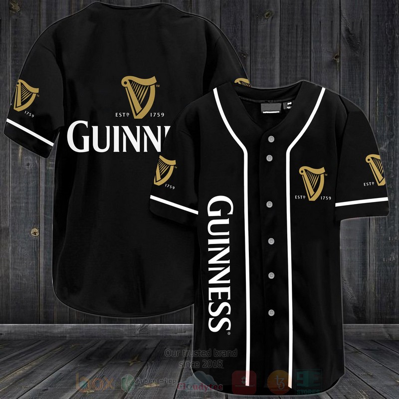 Guinness Est 1759 Baseball Jersey Shirt Guinness Est 1759 Baseball Jersey Shirt
