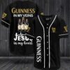 Guinness In My Veins Jesus In My Heart Baseball Jersey