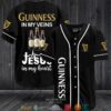 Guinness In My Veins Jesus In My Heart Baseball Jersey