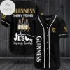 Guinness In My Veins Jesus In My Heart Baseball Jersey Shirt