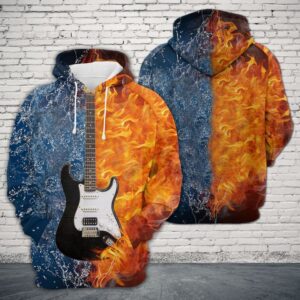 Guitar 3D Printed Hoodie/Zipper Hoodie - 18977c0e83e9