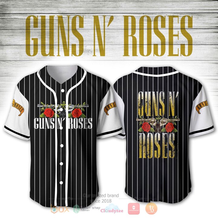 Guns N’ Roses Band Baseball Jersey Shirt Guns N’ Roses Band Baseball Jersey Shirt