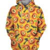 HALLOWEEN THEMES WITH BATS AND PUMPKINS 3D Hoodie For Men For Women All Over Printed Hoodie - 1686de213857