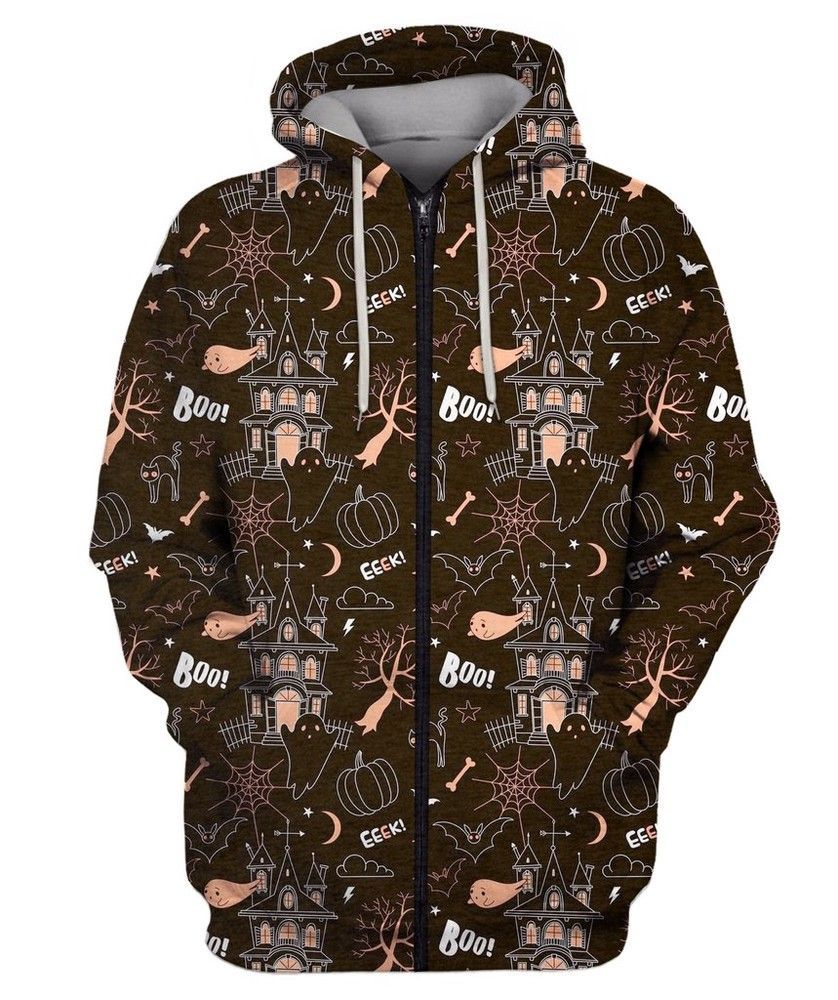 HAPPY HALLOWEEN PATTERN 3D Hoodie For Men For Women All Over Printed Hoodie - d9da06a15212 HAPPY HALLOWEEN PATTERN 3D Hoodie For Men For Women All Over Printed Hoodie - d9da06a15212