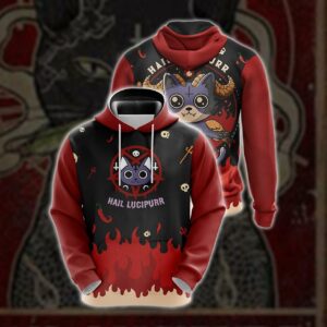 Hail Lucipurr Cat Unisex 3D Hoodie All Over Print Hoodie2500 - 677b48da4bf9