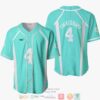 Hajime Iwaizumi Haikyuu Cyan Blue Baseball Jersey Shirt