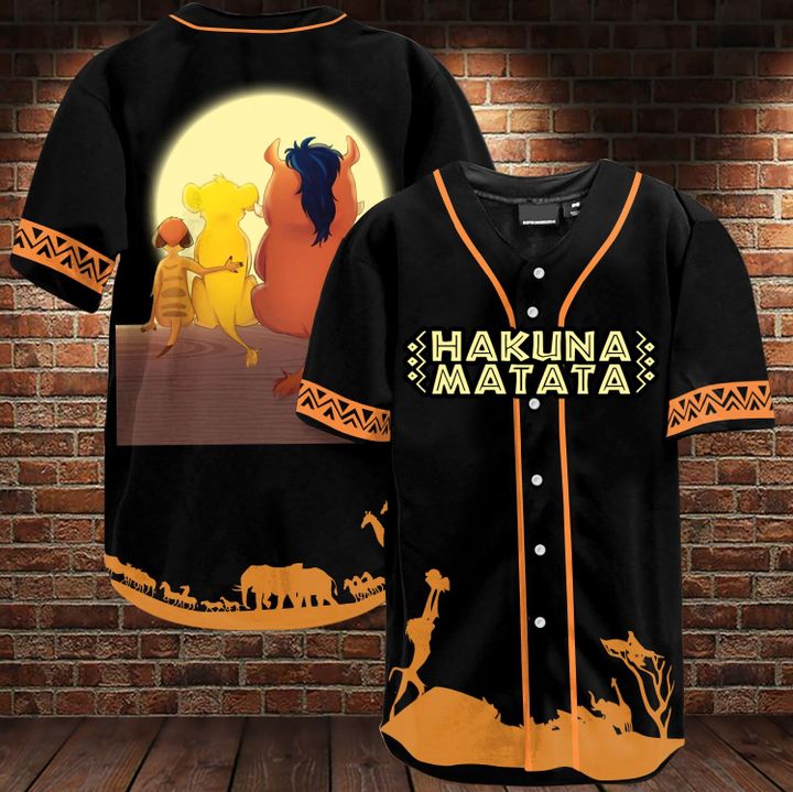 Hakuna Matata Baseball Jersey Hakuna Matata Baseball Jersey
