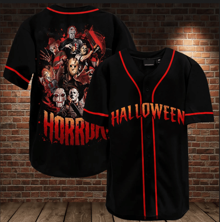 Halloween Baseball Jersey Halloween Baseball Jersey