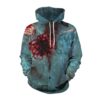 Halloween Blood Shoot Print 3D Printed Hoodie/Zipper Hoodie - a3bf8c1cbffb