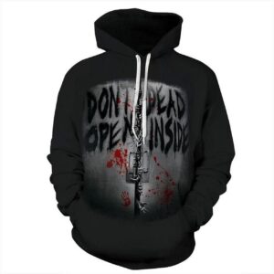 Halloween Bloody Door 3D Printed Hoodie/Zipper Hoodie - 5433ef0d5ba5
