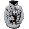 Halloween Horror Characters Cartoon Art 3D Printed Hoodie/Zipper Hoodie - b1d743a44ab3