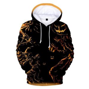 Halloween Jack O Lantern Pumpkin Lantern 3D Printed Hoodie/Zipper Hoodie - 8137f8d57526