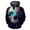 Halloween Skull 3D Printed Hoodie/Zipper Hoodie - 3501e42522cf