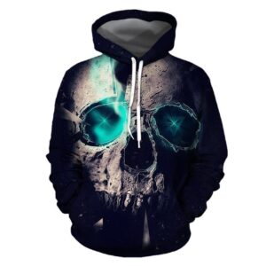 Halloween Skull 3D Printed Hoodie/Zipper Hoodie - 3501e42522cf