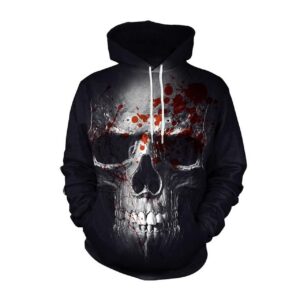 Halloween Skull 3D Printed Hoodie/Zipper Hoodie - b3eb0f01ea49