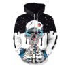 Halloween Skull And Skeleton 3D Printed Hoodie/Zipper Hoodie - 177dd3a1e77b