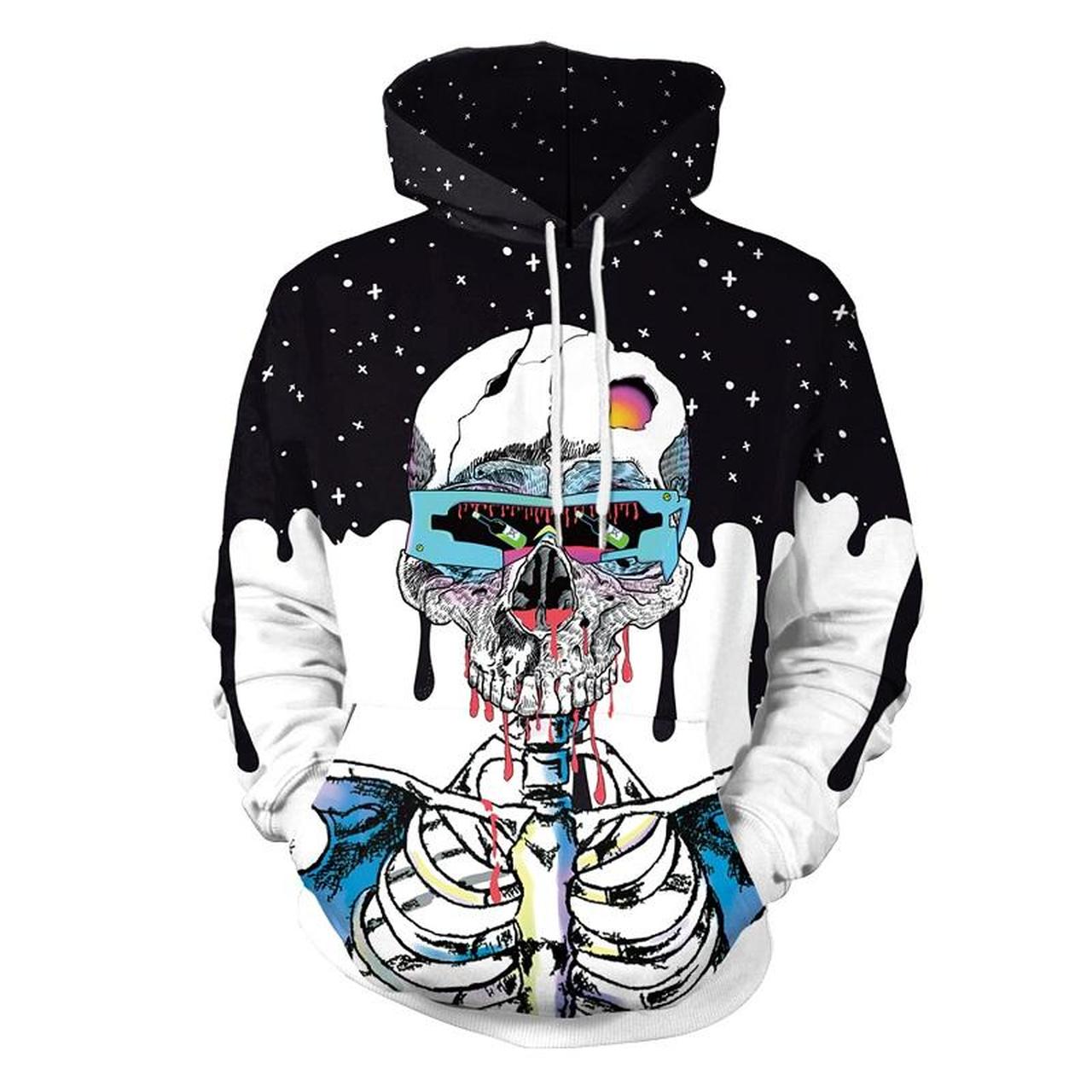 Halloween Skull And Skeleton 3D Printed Hoodie/Zipper Hoodie - 177dd3a1e77b Halloween Skull And Skeleton 3D Printed Hoodie/Zipper Hoodie - 177dd3a1e77b