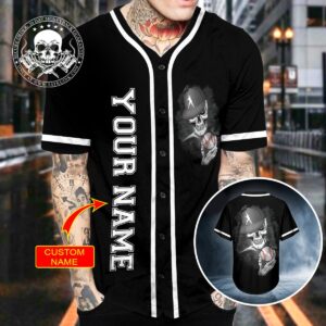 Hand Baseball Personalized Skull Baseball Jersey