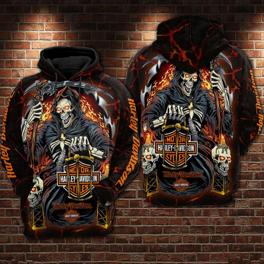 Harley Davidson 3D Printed Hoodie/Zipper Hoodie - 1c2436fbec47 Harley Davidson 3D Printed Hoodie/Zipper Hoodie - 1c2436fbec47