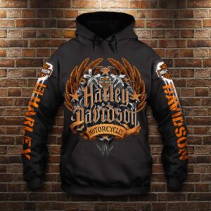Harley Davidson 3D Printed Hoodie/Zipper Hoodie - 2914b0e76641